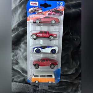 NIP~Maestro, Fresh Metal 5-Pack Die-Cast Toy Cars Multi Colors. Smoke free home